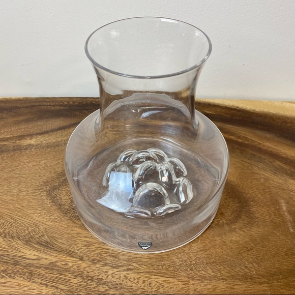 Orrefors Sweden Crystal Glass Wine Carafe Aerator - Picture 3 of 8